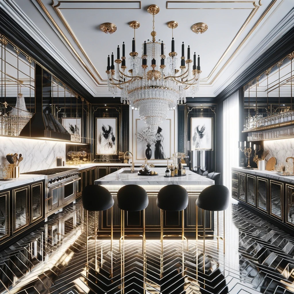 Hollywood Regency / Glam — Mətbəx 7