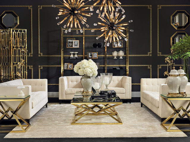 Hollywood Regency / Glam — Qonaq otağı 8