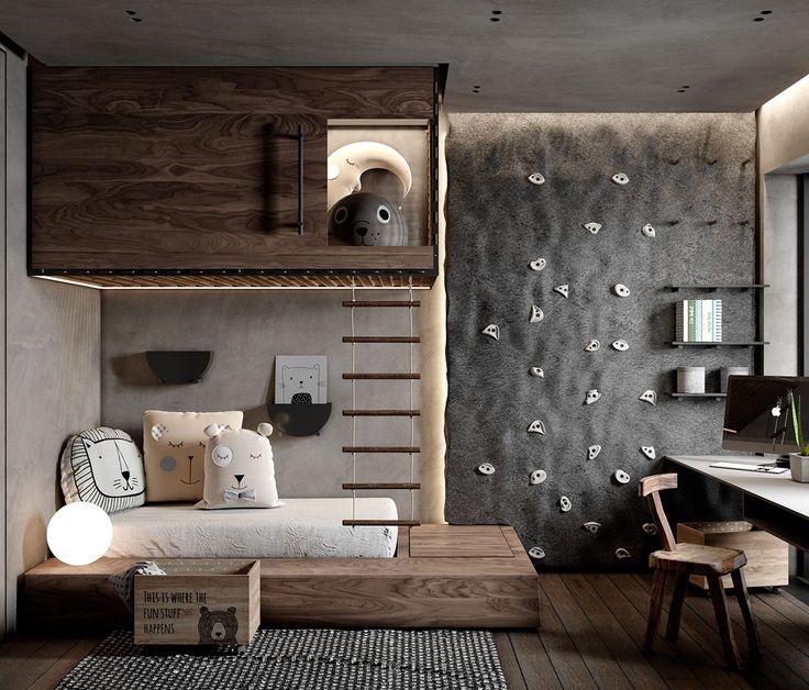 Sənaye / Loft — Uşaq otağı 10
