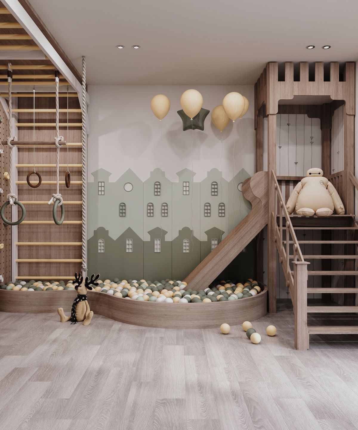Sənaye / Loft — Uşaq otağı 2