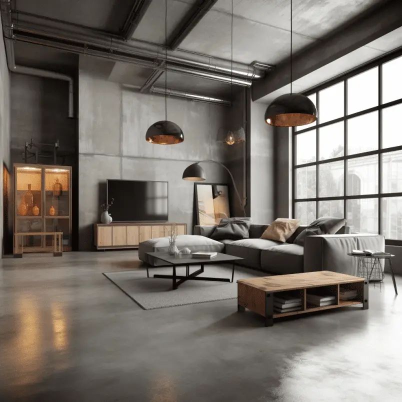 Sənaye / Loft — Qonaq otağı 2