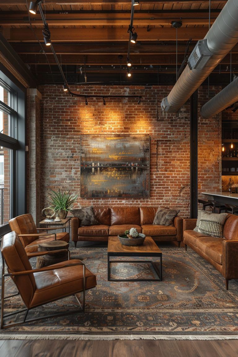 Sənaye / Loft — Qonaq otağı 9