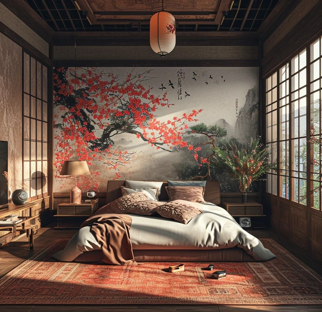 Japandi — Yataq otağı 8